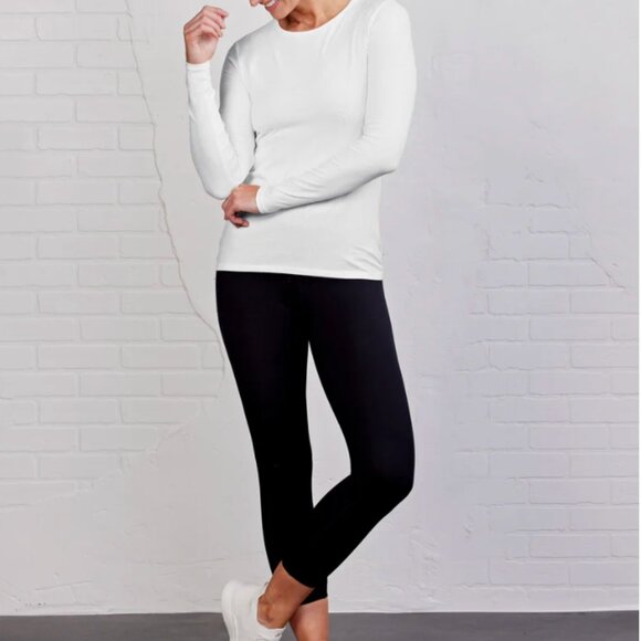 TASC NOLA Long Sleeve T-Shirt BRAND NEW! size medium WHITE - Picture 6 of 14